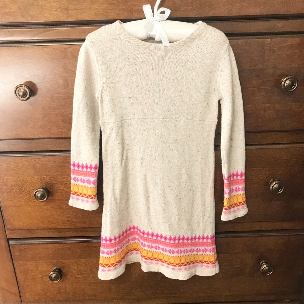 Lands’ End Kids ~ Soft Girls Woven Sweater Dress